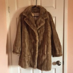 Faux Fur Coat (The Metzger Group) Size 14